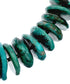 Wheel Turquoise Authentic Sterling Silver Bead Necklace SX10351