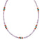 Multicolor Sterling Silver Navajo Bead Necklace SX10352