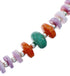 Multicolor Sterling Silver Navajo Bead Necklace SX10352