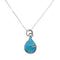 Zuni Opal Sterling Silver Pendant Italian Box Chain Necklace SX10202