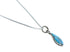 Zuni Opal Sterling Silver Pendant Italian Box Chain Necklace SX10202