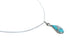 Zuni Multicolor Sterling Silver Pendant Italian Box Chain Necklace SX10205