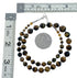 Genuine Navajo Tiger Eye Silver Bead Necklace SX10217