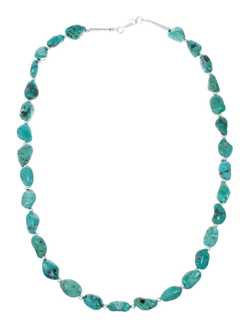 Navajo Native American Turquoise Necklace Pendant Set SX10222