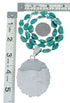 Navajo Native American Turquoise Necklace Pendant Set SX10222