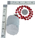 Native American Coral and Amber Bead Sterling Silver Necklace Pendant Set SX10252
