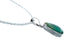 16" Italian Rope Chain Necklace And Native American Sterling Silver Turquoise Navajo Pendant SX10257