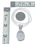 16" Italian Rope Chain Necklace And Native American Sterling Silver Turquoise Navajo Pendant SX10257