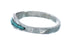 Genuine Sterling Silver Southwestern Turquoise Inlay Ring Size 7-3/4 SX10247