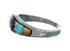 Genuine Sterling Silver Southwestern Multicolor Ring Size 7-3/4 SX10249