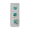 Sterling Silver And Triple Cube Turquoise Inlay Navajo Money Clip SX10250