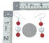 Genuine Sterling Silver Multicolor Bead Hook Dangle Earrings SX10235