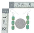 Navajo Genuine Sterling Silver Turquoise Hook Dangle Earrings SX10234