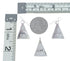 Zuni Native American Multicolor Inlay Pendant Earrings Jewelry Set SX10251