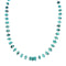 Genuine Navajo Turquoise Liquid Silver Jewelry Bead Necklace SX10274