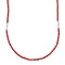 Coral Sterling Silver American Indian Navajo Bead Necklace SX10277