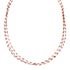 3-Strand Native American Coral Hand Strung Liquid Silver Necklace SX10281