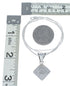 16" Italian Box Chain Necklace With Sterling Silver And Navajo Turquoise Pendant SX10288