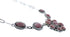 Navajo Rhodochrosite Sterling Silver Bead Necklace Set SX10286