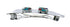Navajo Sterling Silver Multicolor Flower Hair Barrette SX10292