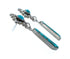 Southwest Turquoise And Sterling Silver Post Dangle Earrings SX10297