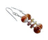 Navajo Sterling Silver Oyster Shell Bead Hook Dangle Earrings SX10300