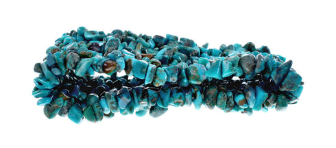 Kingman Turquoise Bead Stretch Bracelet SX10259