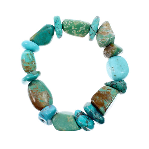 Southwest Turquoise Bead Stretch Bracelet SX10260