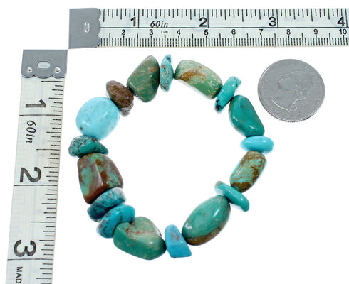 Southwest Turquoise Bead Stretch Bracelet SX10260