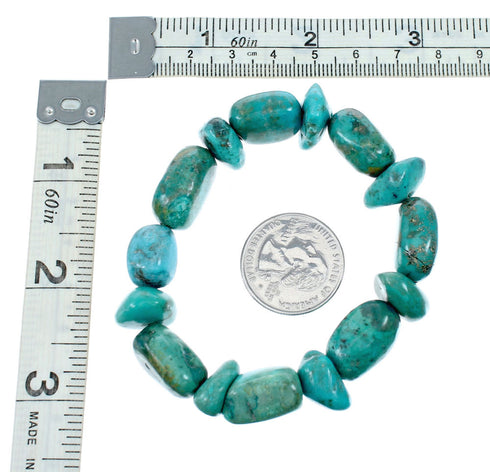 Southwest Turquoise Bead Stretch Bracelet SX10261