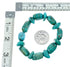 Southwest Turquoise Bead Stretch Bracelet SX10261