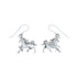 Horse Sterling Silver Hook Dangle Earrings SX10318