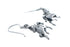 Horse Sterling Silver Hook Dangle Earrings SX10318