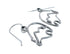 Authentic Sterling Silver Bear And Arrow Hook Dangle Earrings SX10319