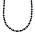 Onyx Sterling Silver American Indian Bead Necklace SX10310