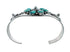 Genuine Navajo Turquoise Sterling Silver Cuff Bracelet SX10370