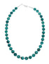 Navajo Turquoise Sterling Silver Necklace Pendant Set SX10393
