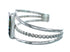 Sterling Silver And Multicolor Inlay Southwest Cuff Bracelet SX10427