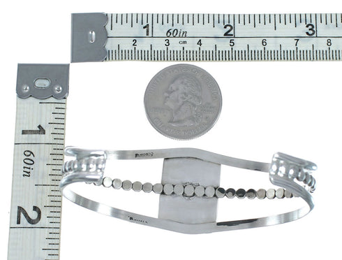Sterling Silver And Multicolor Inlay Southwest Cuff Bracelet SX10428