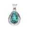 Navajo Turquoise Sterling Silver Pendant SX10398