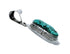 Navajo Turquoise Sterling Silver Pendant SX10398