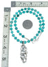Southwest Turquoise Silver Necklace Pendant Set SX10435