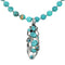 Southwest Turquoise Silver Necklace Pendant Set SX10436