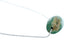 Navajo Turquoise Pendant Sterling Silver Italian Rope Chain Necklace Set SX10447