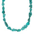 Turquoise Native American Sterling Silver Bead Necklace SX10448