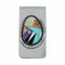 Sterling Silver And Multicolor Inlay Southwest Money Clip SX10490