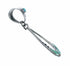 Southwest Turquoise Inlay Sterling Silver Pendant SX10501