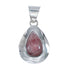 Native American Navajo Rhodochrosite Tear Drop Pendant SX10484