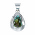 Native American Navajo Turquoise Sterling Silver Tear Drop Pendant SX10499