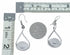 Navajo Turquoise Authentic Sterling Silver Hook Dangle Earrings SX10508